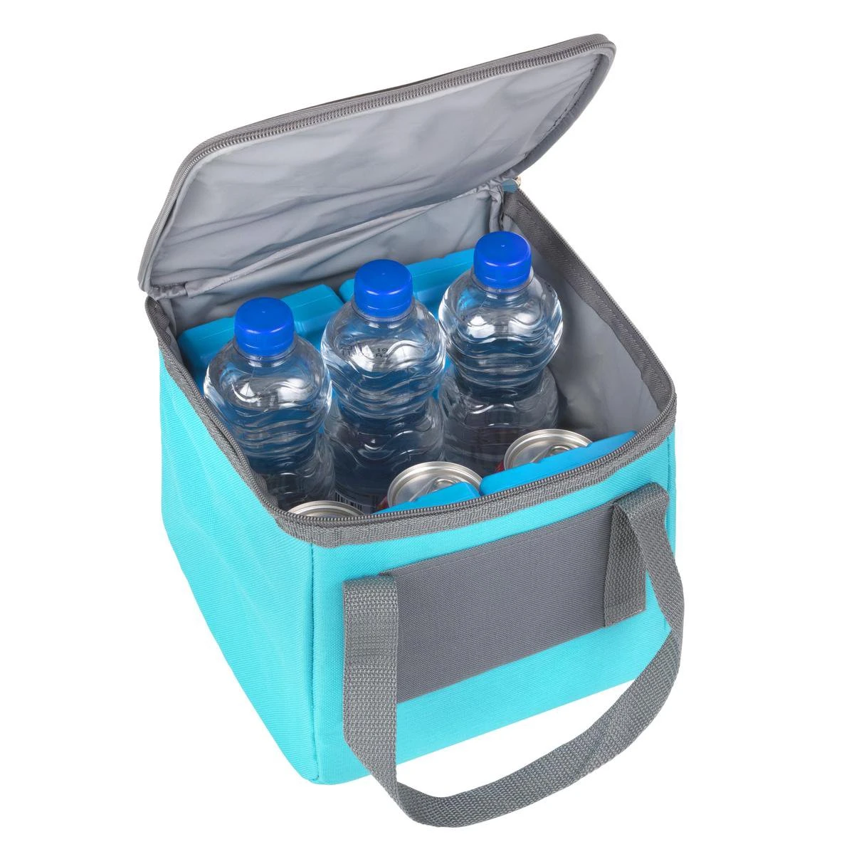 Basis Sterke Koeltas Set - 25 + 10 Liter - Lunchtas - Geïsoleerde Koeltassen - Picknicktas - Coolerbag - Blauw 6 Basis Sterke Koeltas Set - 25 + 10 Liter - Lunchtas - Geïsoleerde Koeltassen - Picknicktas - Coolerbag - Blauw - Afbeelding 4
