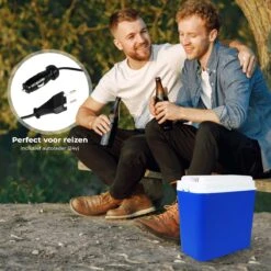 Niceey Thermo Elektrische Koelbox - 24 Liter - Koelbox Elektrisch 12v 230 Volt - Coolbox - Koelt & Verwarmt - Blauw -Buiten Kamperen Apparatuur 1200x1200 1469
