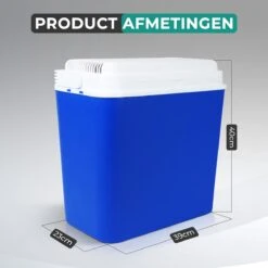 Niceey Thermo Elektrische Koelbox - 24 Liter - Koelbox Elektrisch 12v 230 Volt - Coolbox - Koelt & Verwarmt - Blauw -Buiten Kamperen Apparatuur 1200x1200 1471
