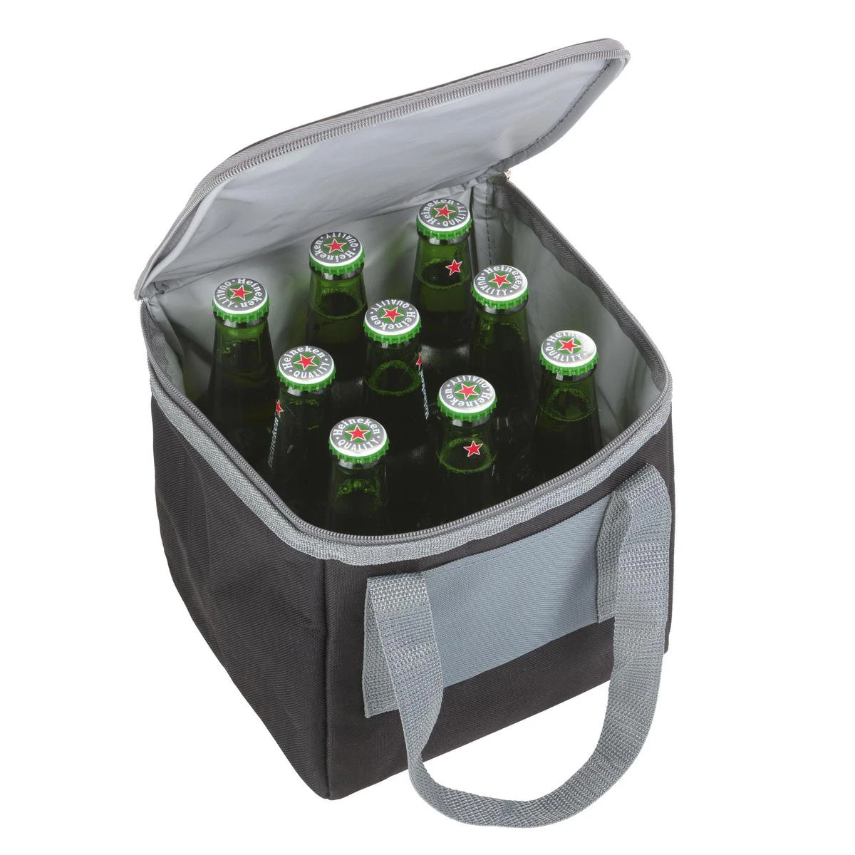 Basis Sterke Koeltas Set - 25 + 10 Liter - Lunchtas - Geïsoleerde Koeltassen - Picknicktas - Coolerbag - Zwart 11 Basis Sterke Koeltas Set - 25 + 10 Liter - Lunchtas - Geïsoleerde Koeltassen - Picknicktas - Coolerbag - Zwart - Afbeelding 9