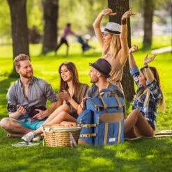 Cabinmax Koeltas - Koelrugzak - Picknick - Picknicktas Met Flessenhouder - Koelrugtas 24L - Olive Green -Buiten Kamperen Apparatuur 1200x1200 1519