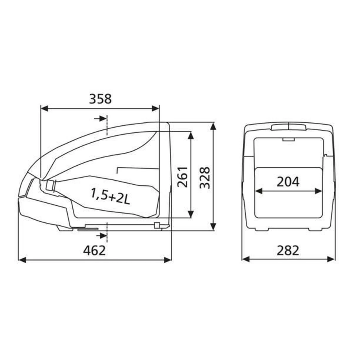 Dometic TB15 - Thermo-elektrische Personenauto Koelbox - 15 Liter - 12V 4 Dometic TB15 - Thermo-elektrische Personenauto Koelbox - 15 Liter - 12V - Afbeelding 2