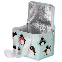 Merkloos Kleine Koeltas Pinguin Print Blauw 20,5 Cm 4 Liter - Koelboxen/koeltassen - Lunchtrommel/lunchtas -Buiten Kamperen Apparatuur 1200x1200 1543