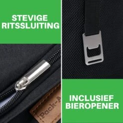 Packaway 4 Laags Geïsoleerde Koeltas - Lunchtas 40 Liter - Zwart -Buiten Kamperen Apparatuur 1200x1200 1593