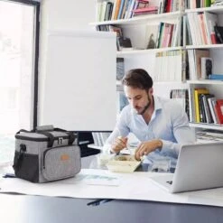 Lunchtas - Koeltas Voor Dames En Heren - Cool Bag - 4 Laags Geïsoleerde Koeltas - Kleine Cooler - Lunch Box - Lunchtas 15 Liter -Buiten Kamperen Apparatuur 1200x1200 1597