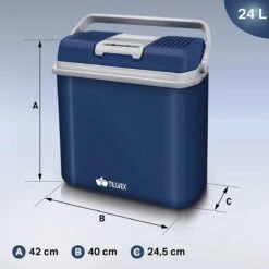 Tillvex- Koelbox, Coolbox, 24 Liter, Blauw -Buiten Kamperen Apparatuur 1200x1200 1637