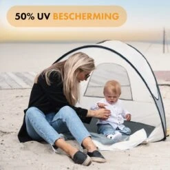 Deryan Luxe Pop Up Strandtent - Anti-UV 50+ - Cream 16 Deryan Luxe Pop Up Strandtent - Anti-UV 50+ - Cream -Buiten Kamperen Apparatuur 1200x1200 170