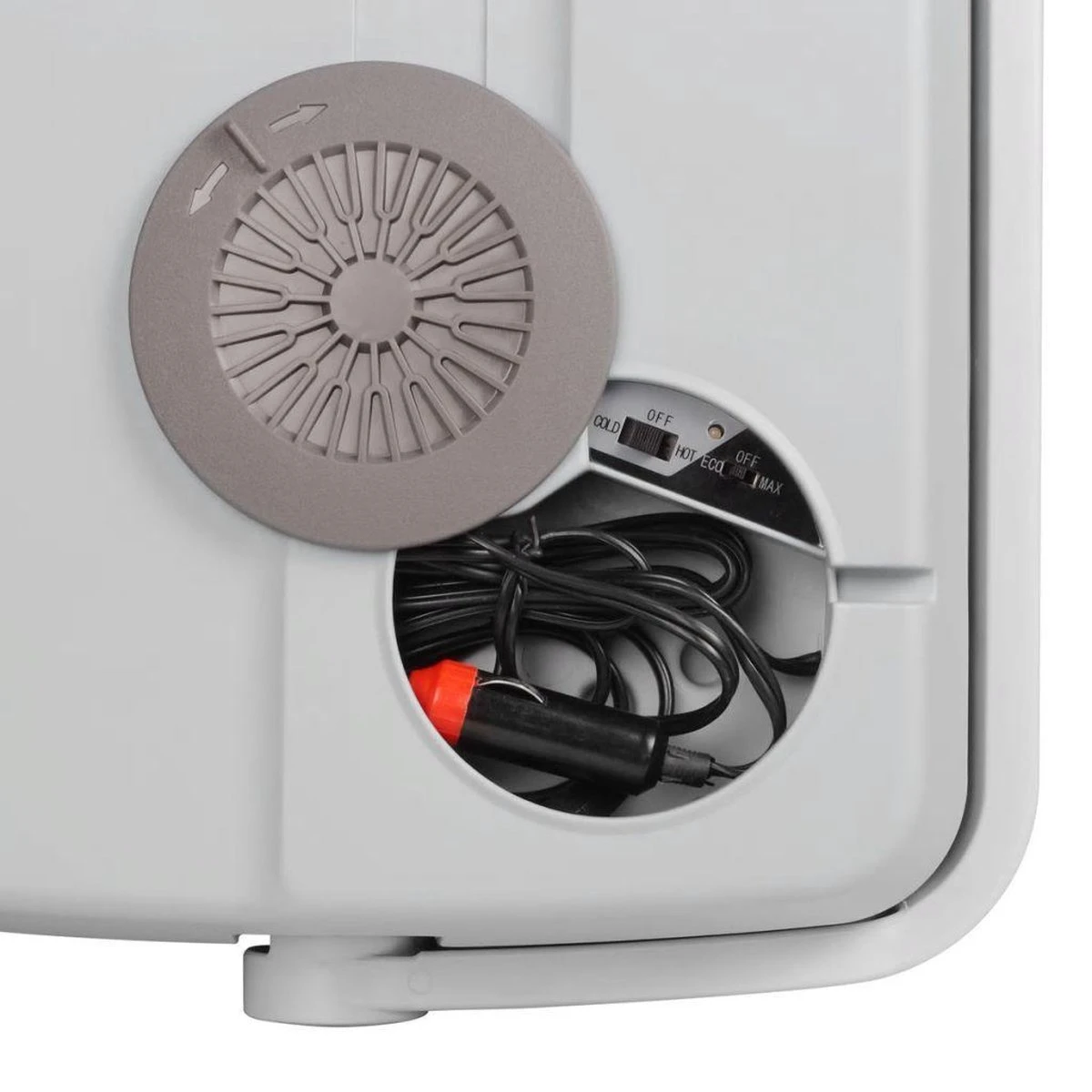 Tristar KB-7532 Koelbox 26 Liter - Koelbox Elektrisch - 12v Autolader En 230v Stopcontact - Koelt & Verwarmt - Grijs 8 Tristar KB-7532 Koelbox 26 Liter - Koelbox Elektrisch - 12v Autolader En 230v Stopcontact - Koelt & Verwarmt - Grijs - Afbeelding 6