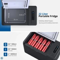 Elektrische Koelbox 12v 230 Volt - Coolbox 45 DB - Hybride Koelbox Voor Auto En Stopcontact -22 Tot +25 Graden - 22 Liter -Buiten Kamperen Apparatuur 1200x1200 1807