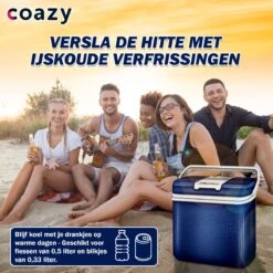 Coazy Koelbox 24L Elektrisch 12v 230 Volt - Met ECO Modus Voor Auto & Camping - Elektrische Frigobox Klein - Verkoelt En Verwarmt - Eco Modus - MiniBar - Electrische Mini Koelkast -Buiten Kamperen Apparatuur 1200x1200 1825