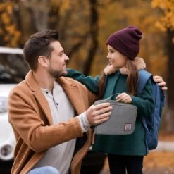 Brisby 4 Laags Geïsoleerde Koeltas - Lunchtas 1.5 Liter - Lichtgrijs -Buiten Kamperen Apparatuur 1200x1200 1849