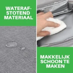 Brisby 4 Laags Geïsoleerde Koeltas - Lunchtas 1.5 Liter - Lichtgrijs -Buiten Kamperen Apparatuur 1200x1200 1850