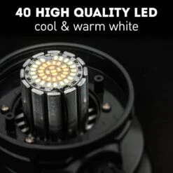 Favour L0944 Retro LED Lantaarn Hoog Vermogen 1300 Lumen, Vintage Design, Tuinlantaarn, Camping Lamp, Stormlantaarn Kleurtemperatuur Instelbaar Warm Wit Tot Koel Wit, Traploos Dimbaar Incl. Kaarslichtstand -Buiten Kamperen Apparatuur 1200x1200 2307