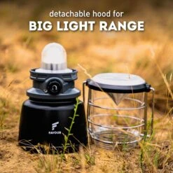 Favour L0944 Retro LED Lantaarn Hoog Vermogen 1300 Lumen, Vintage Design, Tuinlantaarn, Camping Lamp, Stormlantaarn Kleurtemperatuur Instelbaar Warm Wit Tot Koel Wit, Traploos Dimbaar Incl. Kaarslichtstand -Buiten Kamperen Apparatuur 1200x1200 2309