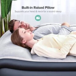 Sable Luxe Queen Size 2 Persoons Luchtmatras Met Ingebouwd Kussen, Opblaasbaar Luchtbed Met Ingebouwde Elektrische Pomp Voor Kamperen, Reizen Of Overnachtende Gasten Of Festival 15 Sable Luxe Queen Size 2 Persoons Luchtmatras Met Ingebouwd Kussen, Opblaasbaar Luchtbed Met Ingebouwde Elektrische Pomp Voor Kamperen, Reizen Of Overnachtende Gasten Of Festival -Buiten Kamperen Apparatuur 1200x1200 233