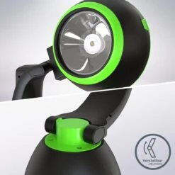 B.K.Licht - LED Kampeerlamp - Zaklamp - 3 In 1 Zaklantaarn Voor Kinderen - Tafellamp - Tentlamp - Opvouwbaar - Zwart Groen - 140 Lumen - IP20 -Buiten Kamperen Apparatuur 1200x1200 2330