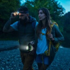 B.K.Licht - LED Kampeerlamp - Zaklamp - 3 In 1 Zaklantaarn Voor Kinderen - Tafellamp - Tentlamp - Opvouwbaar - Zwart Groen - 140 Lumen - IP20 -Buiten Kamperen Apparatuur 1200x1200 2336