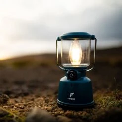 Favour L0818 Retro Camping Lamp Oplaadbaar LED, 320 Lumen, IP64 Waterdicht, Draagbare Kampeerlamp, Tentlamp, Acculamp, Traploos Dimbare Lamp Incl. Kaarslicht-modus, Blauw -Buiten Kamperen Apparatuur 1200x1200 2344