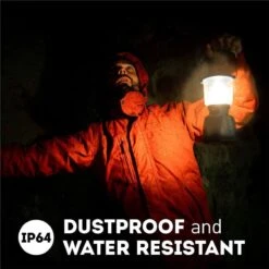 Favour L0818 Retro Camping Lamp Oplaadbaar LED, 320 Lumen, IP64 Waterdicht, Draagbare Kampeerlamp, Tentlamp, Acculamp, Traploos Dimbare Lamp Incl. Kaarslicht-modus, Blauw -Buiten Kamperen Apparatuur 1200x1200 2346