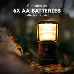 Favour L1061 Camping Lamp LED, 875 Lumen, IP64, Waterdicht, Draagbare Kampeerlamp, Tentlamp, Schokbestendig, 4 Verschillende Lichtmodi Incl Kaarslicht-modus, Afneembaar Deksel, Handig & Compact Formaat -Buiten Kamperen Apparatuur 1200x1200 2380