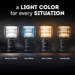 Favour L1061 Camping Lamp LED, 875 Lumen, IP64, Waterdicht, Draagbare Kampeerlamp, Tentlamp, Schokbestendig, 4 Verschillende Lichtmodi Incl Kaarslicht-modus, Afneembaar Deksel, Handig & Compact Formaat -Buiten Kamperen Apparatuur 1200x1200 2383