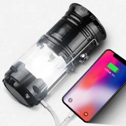 Merkloos Xtraworks - Multifunctionele Solar LED Campinglamp Met Handvatten - IPX 45 Waarde, USB-lader En Powerbank - Mat Zwart -Buiten Kamperen Apparatuur 1200x1200 2390