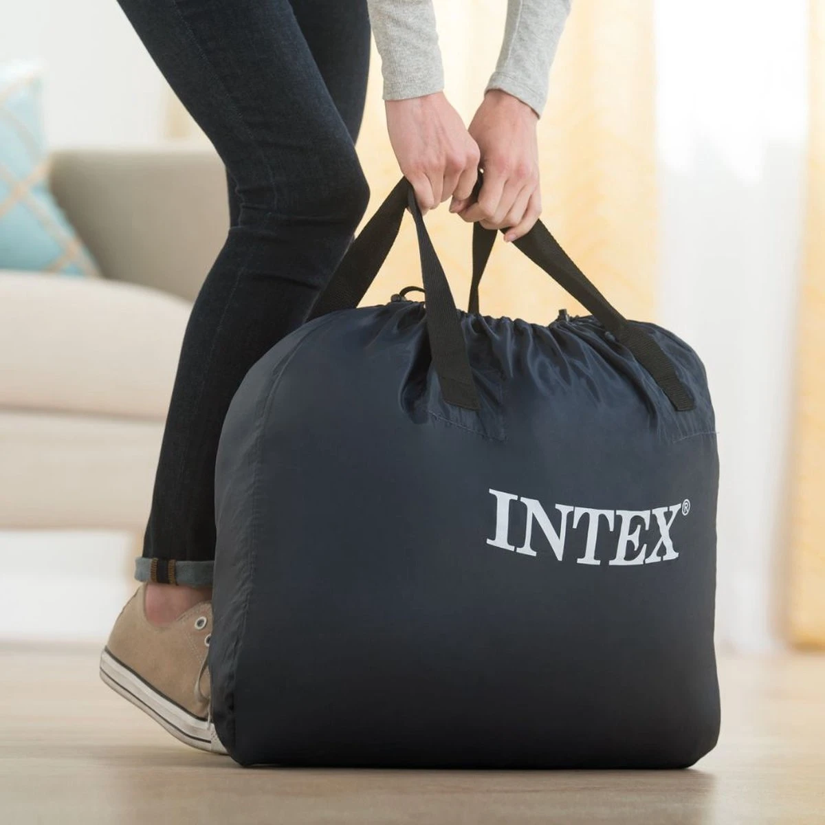Intex Comfort-plush Full Luchtbed - 2-persoons - 203x152x33 Cm 18 Intex Comfort-plush Full Luchtbed - 2-persoons - 203x152x33 Cm - Afbeelding 16