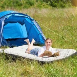 Orange85 Luchtbed - Tweepersoons - Met Reparatieset - Zwart - Grijs -Buiten Kamperen Apparatuur 1200x1200 284