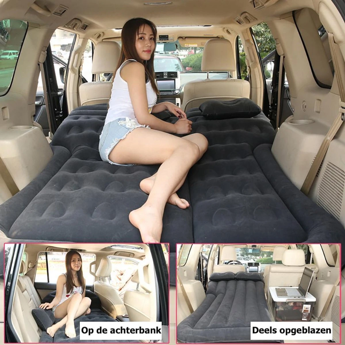 Merkloos Auto Luchtbed - Multifunctioneel - Achterbank - 2 Persoons - Opblaasbaar Bed - Luchtmatras - Reizen - Vakantie - Kamperen - Inclusief Elektrische Pomp - Zwart 9 Merkloos Auto Luchtbed - Multifunctioneel - Achterbank - 2 Persoons - Opblaasbaar Bed - Luchtmatras - Reizen - Vakantie - Kamperen - Inclusief Elektrische Pomp - Zwart - Afbeelding 7