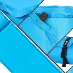 Springos Slaapmat | Zelfopblazend | 186 Cm | Inclusief Hoes & Hoofdkussen | Lichtblauw -Buiten Kamperen Apparatuur 1200x1200 366