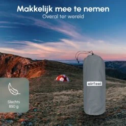 AirFeel Opblaasbaar Slaapmatje - Ingebouwde Pomp En Kussen - Lichtgewicht - 196 X 60 X 6cm - Gray 11 AirFeel Opblaasbaar Slaapmatje - Ingebouwde Pomp En Kussen - Lichtgewicht - 196 X 60 X 6cm - Gray -Buiten Kamperen Apparatuur 1200x1200 380