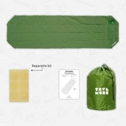 TRVLMORE Slaapmat - Zelfopblazend - 1 Persoons - Ingebouwde Pomp En Kussen - Groen -Buiten Kamperen Apparatuur 1200x1200 421