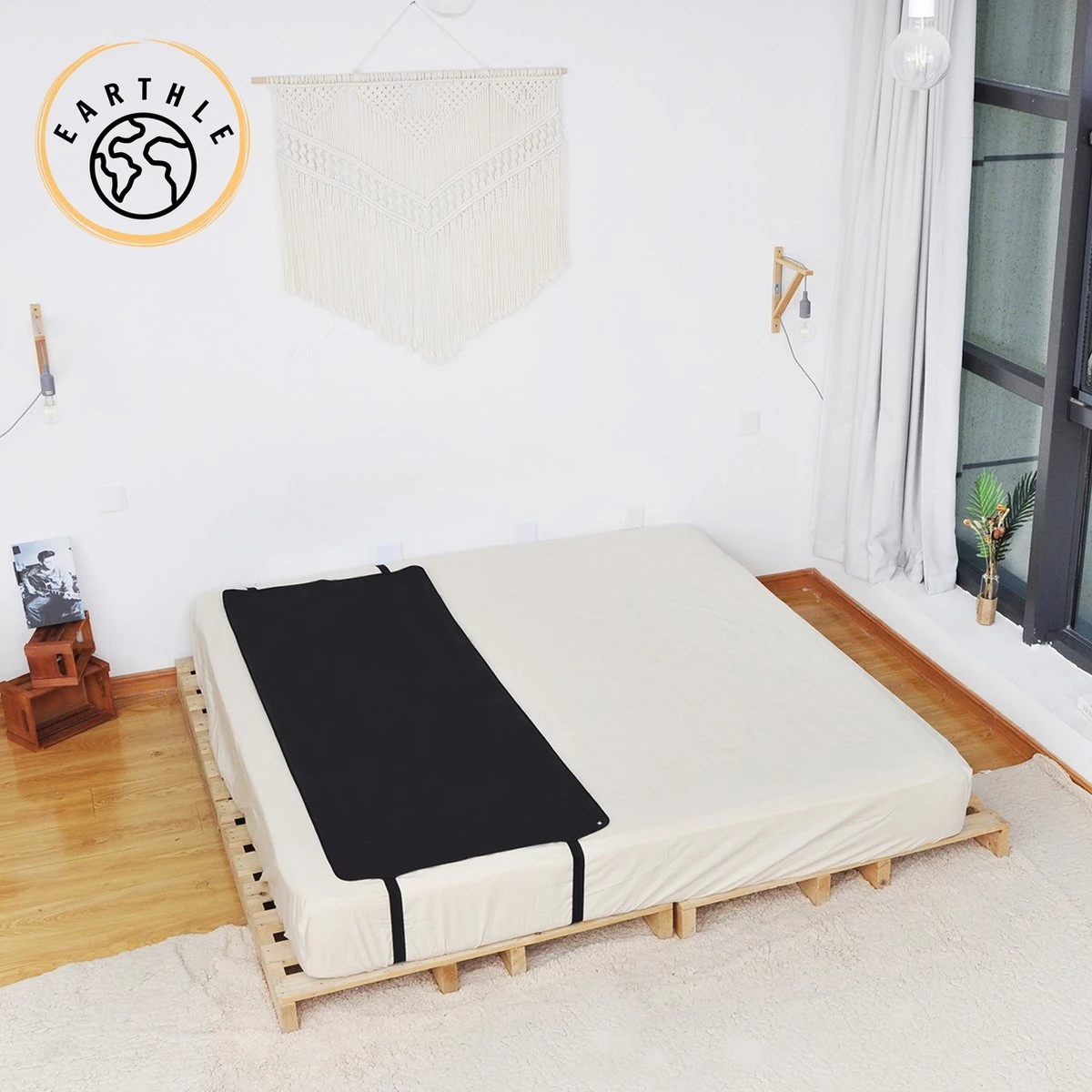 Earthle Earthing Slaapmat - Aardingsmat - Aarden - Earthing Mat - Aarding - Grounding Mat 5 Earthle Earthing Slaapmat - Aardingsmat - Aarden - Earthing Mat - Aarding - Grounding Mat - Afbeelding 3