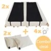 Earthle Volledige Earthing Tweepersoons Aardingsset - 2x Slaapmat + 2x Kussensloop - Aardingsmat - Aarden - Earthing Mat - Aarding - Grounding Mat - Kussensloop - Aardingskussensloop - Combo Deal -Buiten Kamperen Apparatuur 1200x1200 449