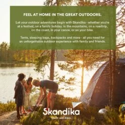 Skandika Easy Single Zelfopblaasbaar Slaapmat – Slaapmat – Slaapmat Zelfopblazend – Logeerbed – Polyester, PVC - Premium Zelfopblazend Luchtbed, Antislip-materiaal, Ideaal Voor Camping – Outdoor, Camping – Kamperen – 196 X 60 X 10 Cm – 3.2kg - Grijs -Buiten Kamperen Apparatuur 1200x1200 461