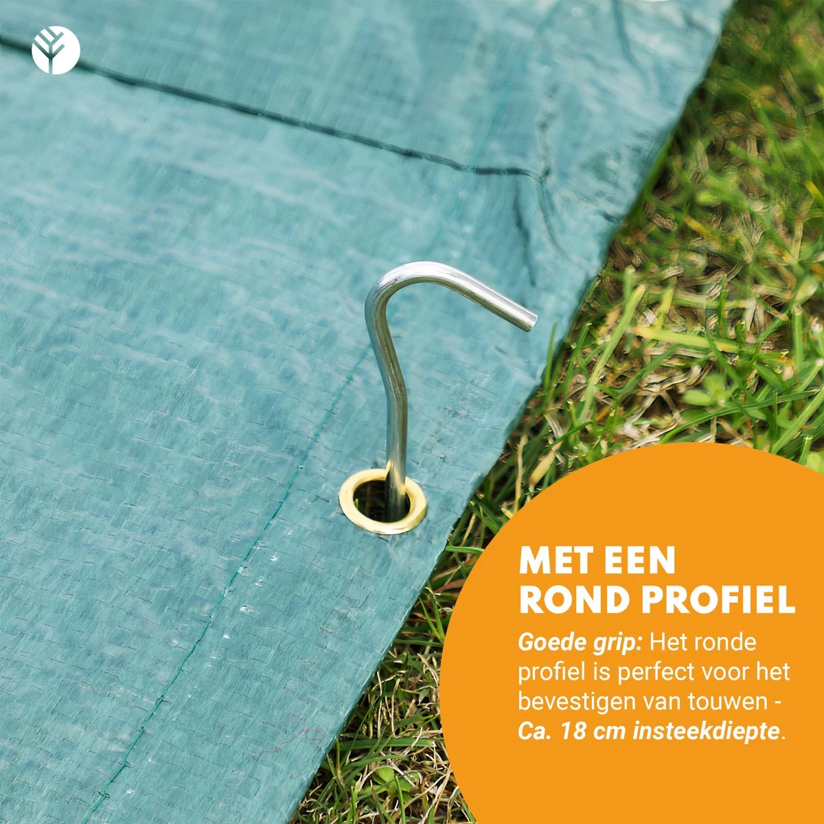 Stalen Haringen Set Van 50st. - Premium Staal - Grondanker - Tent Haring - Grondhaken - Tent Spijker - 20cm Lang - 3cm Haak - 3,5mm Premium Dikte Tentharing - Groots® 6 Stalen Haringen Set Van 50st. - Premium Staal - Grondanker - Tent Haring - Grondhaken - Tent Spijker - 20cm Lang - 3cm Haak - 3,5mm Premium Dikte Tentharing - Groots® - Afbeelding 4