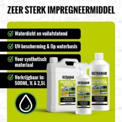Ultramar - Sprayhood & Tent Protector 1L - Impregneermiddel Voor Bootkap, Tent, Cabriodak - Maakt Waterdicht En Geeft Extra Bescherming -Buiten Kamperen Apparatuur 1200x1200 595