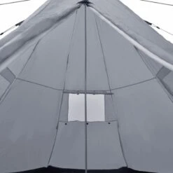 VidaXL Tent 4-persoons Grijs -Buiten Kamperen Apparatuur 1200x1200 69