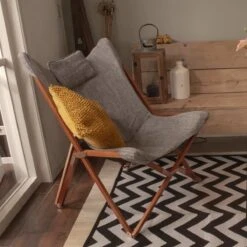 Bo-Camp - Urban Outdoor - Relaxstoel - Bloomsbury - L - Oxford Polyester - Grijs -Buiten Kamperen Apparatuur 1200x1200 728