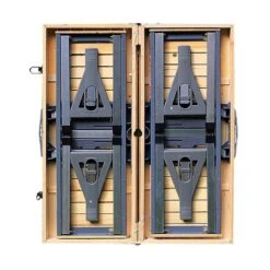 Merkloos Deuba Picknicktafel Campingtafel - Opvouwbaar Voor 4 Personen - Hout En Aluminium -Buiten Kamperen Apparatuur 1200x1200 966