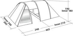 Easy Camp Tunneltent 4-persoons Galaxy 400 Staalgrijs En Blauw -Buiten Kamperen Apparatuur 1200x598 1