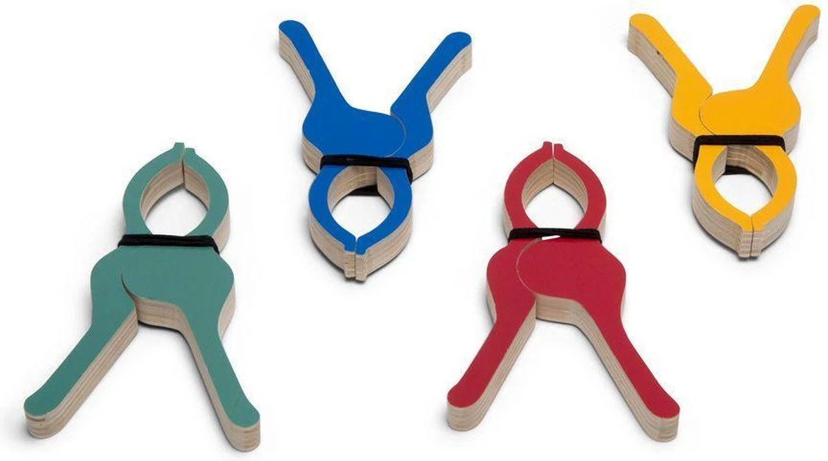 BS Toys Tentklemmen - Hout - Vanaf 3 Jaar - Creatief Spelen 3 BS Toys Tentklemmen - Hout - Vanaf 3 Jaar - Creatief Spelen