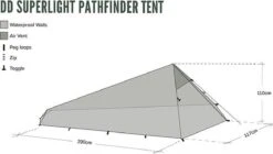 Dd Superlight Pathfinder Tent - Groen - 2 Persoons -Buiten Kamperen Apparatuur 1200x682 2