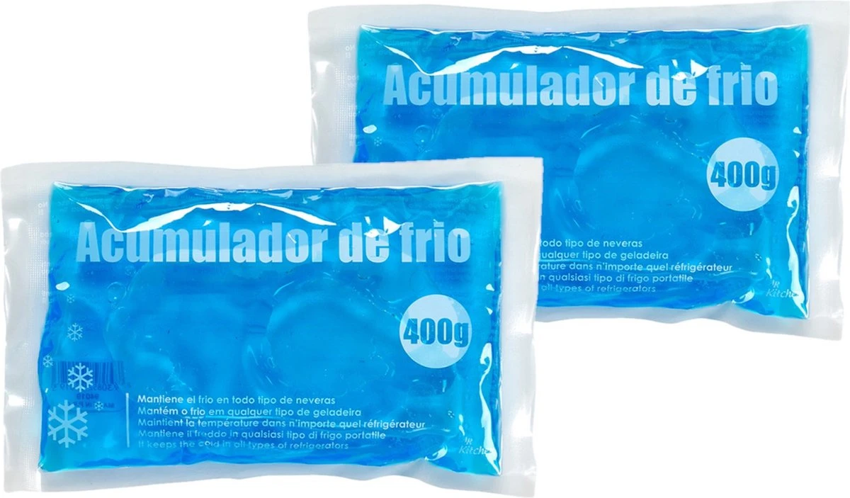 Herbruikbare Flexibele Koelelementen/ Icepacks 22,5 X 14,5 X 3 Cm 5 Herbruikbare Flexibele Koelelementen/ Icepacks 22,5 X 14,5 X 3 Cm - Afbeelding 3