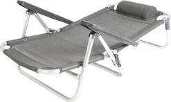 Bo-Camp Beach Chair - Monaco - Aluminium - Grijs -Buiten Kamperen Apparatuur 1200x715 3