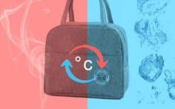 Koeltas - Lunchtas - Volwassenen En Kinderen - Compact & Handig: Zomer - Picknick -School - Lunch - Werk - Klassiek Grijs -Buiten Kamperen Apparatuur 1200x747 3