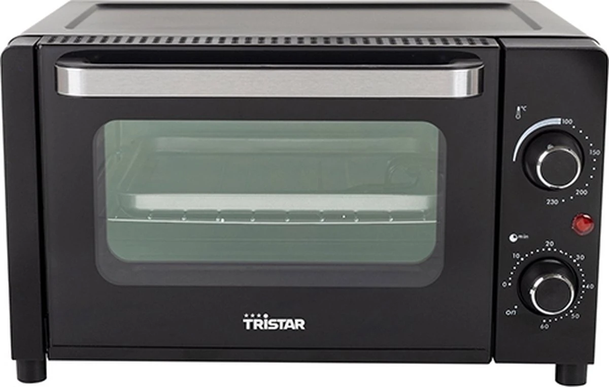 Tristar Oven OV-3615 - Camping Oven 10 Liter - 800 Watt - Vrijstaande Kleine Oven - Zwart 16 Tristar Oven OV-3615 - Camping Oven 10 Liter - 800 Watt - Vrijstaande Kleine Oven - Zwart - Afbeelding 14