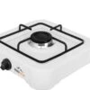 SMH LINE® Gas Kooktoestel 1 Pits - Camping Kooktoestel - Gaskomfoor - Incl. Gasslang Set