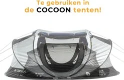 Deryan Luxe Pop-up Reisklamboe - Lichtgewicht 2 Persoons Klamboe – Geimpregneerd - Slaapcompartiment Voor Tent - Binnentent -Buiten Kamperen Apparatuur 1200x779