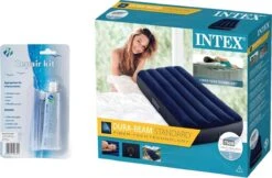 Intex Luchtbed - Classic Downy - Formaat: Cot - B76 X L191 X H25 Cm - 1 Pers. - Met Reparatieset -Buiten Kamperen Apparatuur 1200x785 2